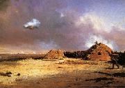 Conrad Wise Chapman Battery Simkins,Charleston,Feb 25.1864 France oil painting artist